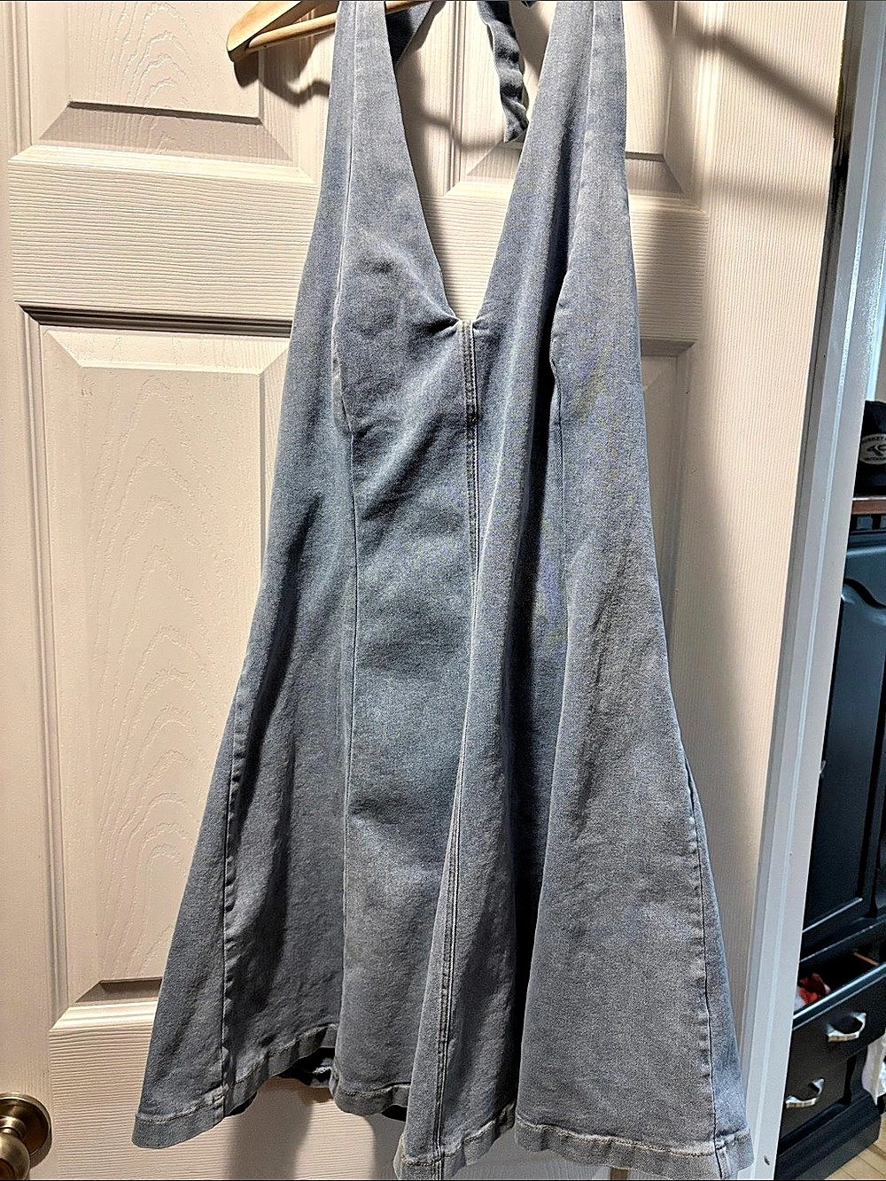 Free People Blue Mini Dress Size Medium